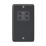 MK Contoura 2-Gang Dual Voltage Shaver Socket 115/230V Black with Colour-Matched Inserts