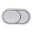Tavistock  Dual-Flush Oval Button Chrome