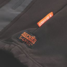 Scruffs Trade Softshell Jacket Black Small 38" Chest