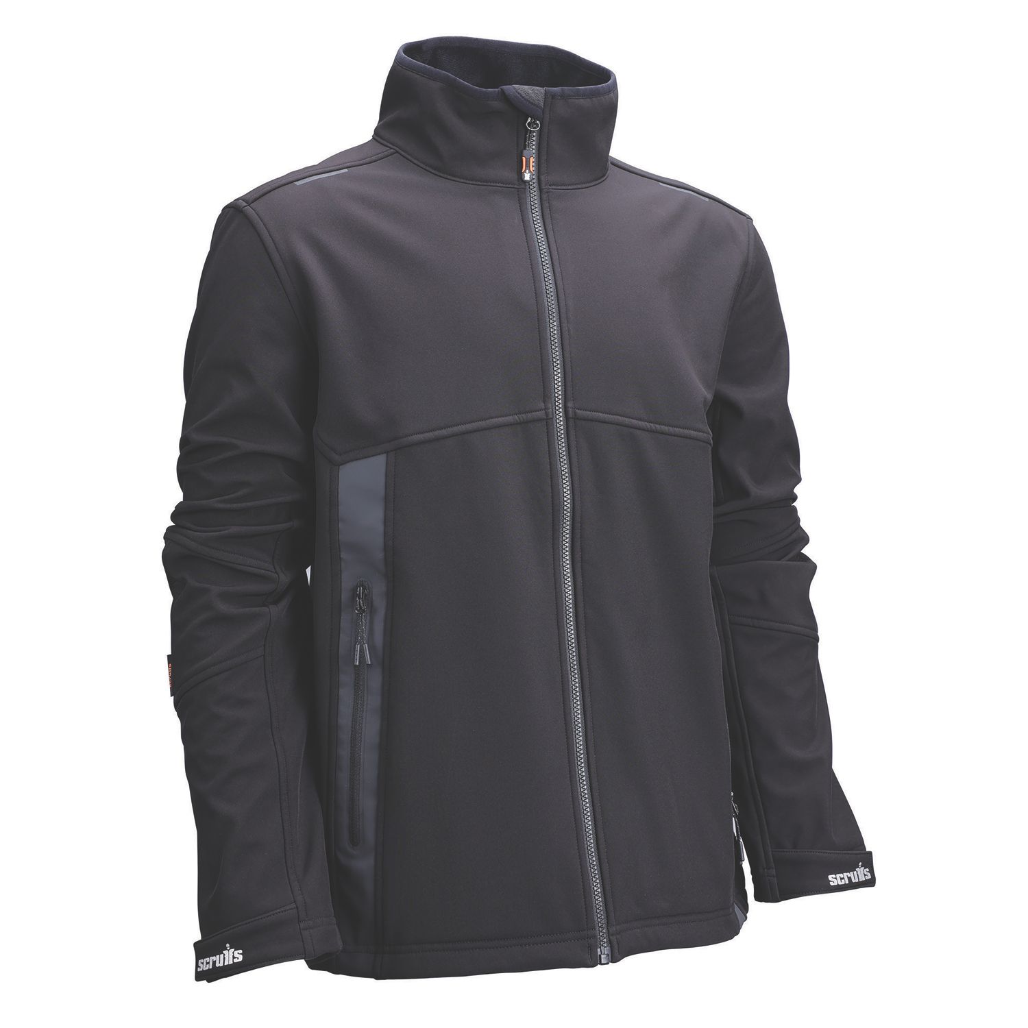 Scruffs Trade Softshell Jacket Black Small 38" Chest (971RT)