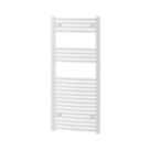 Flomasta 1200mm x 500mm 1808BTU White Curved  Towel Radiator