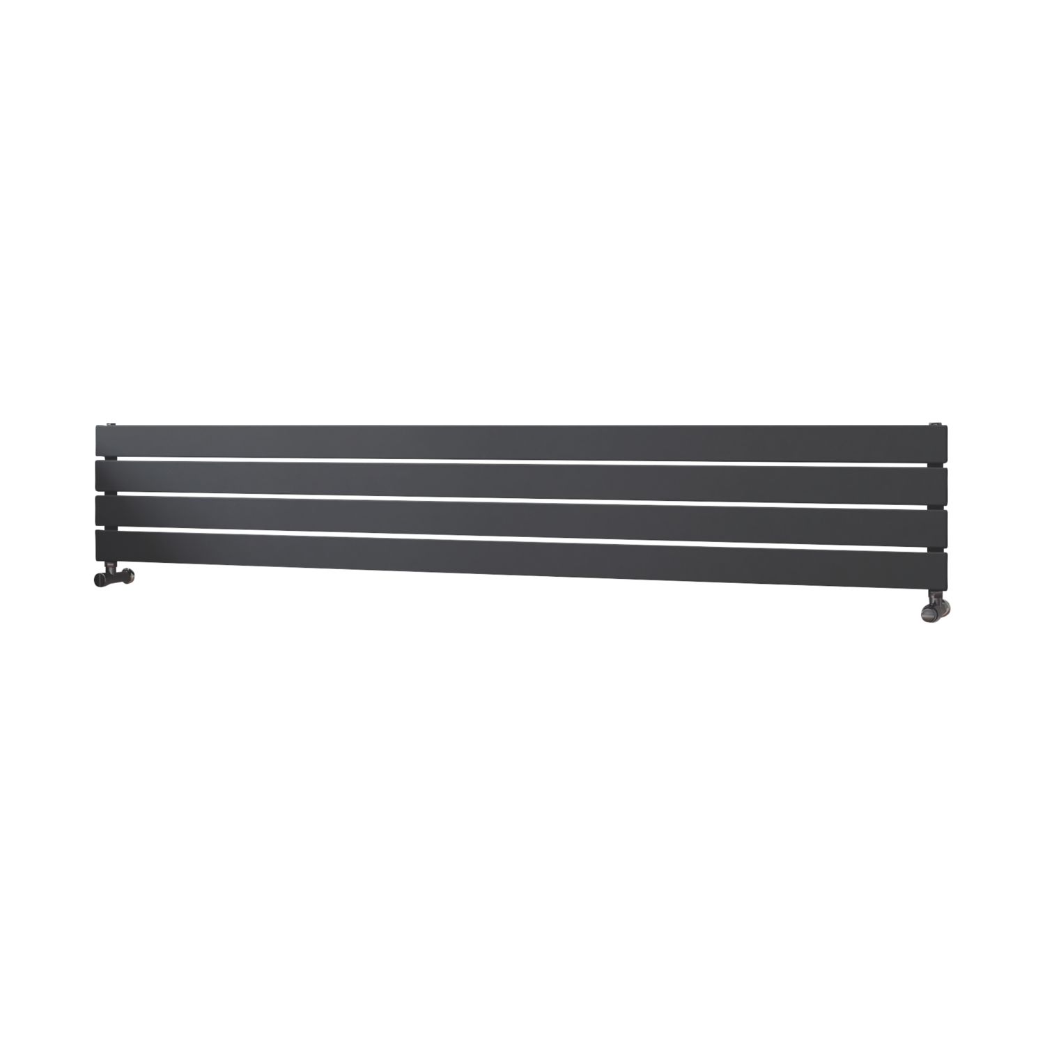 Ximax Oceanus 295mm x 1800mm 2075BTU Anthracite Horizontal Designer Radiator (971TR)