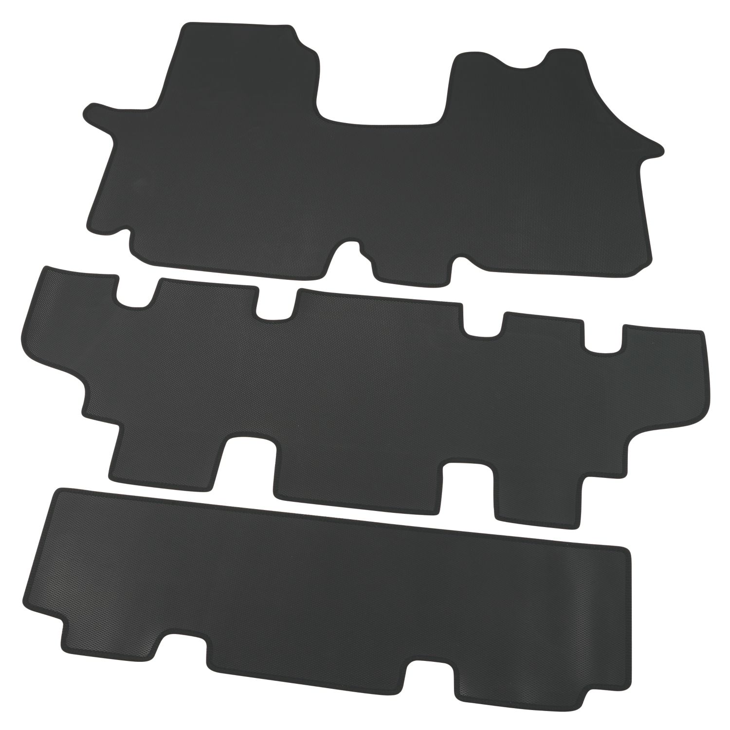 Unique Products Renault Trafic SL27 MPV 2001 - 2014 Rubber Automotive Mat 3 Pieces (971VE)
