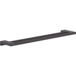 Hansgrohe AddStoris Double Bath Towel Rail Matt Black 648mm x 124mm x 32mm