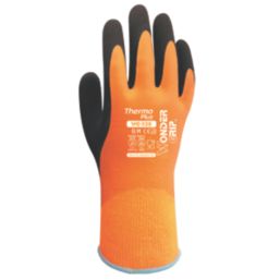 Wonder Grip WG-338 Thermo Plus 8 Thermal Waterproof Gloves Orange Medium