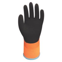 Wonder Grip WG-338 Thermo Plus Thermal Waterproof Gloves Orange Medium