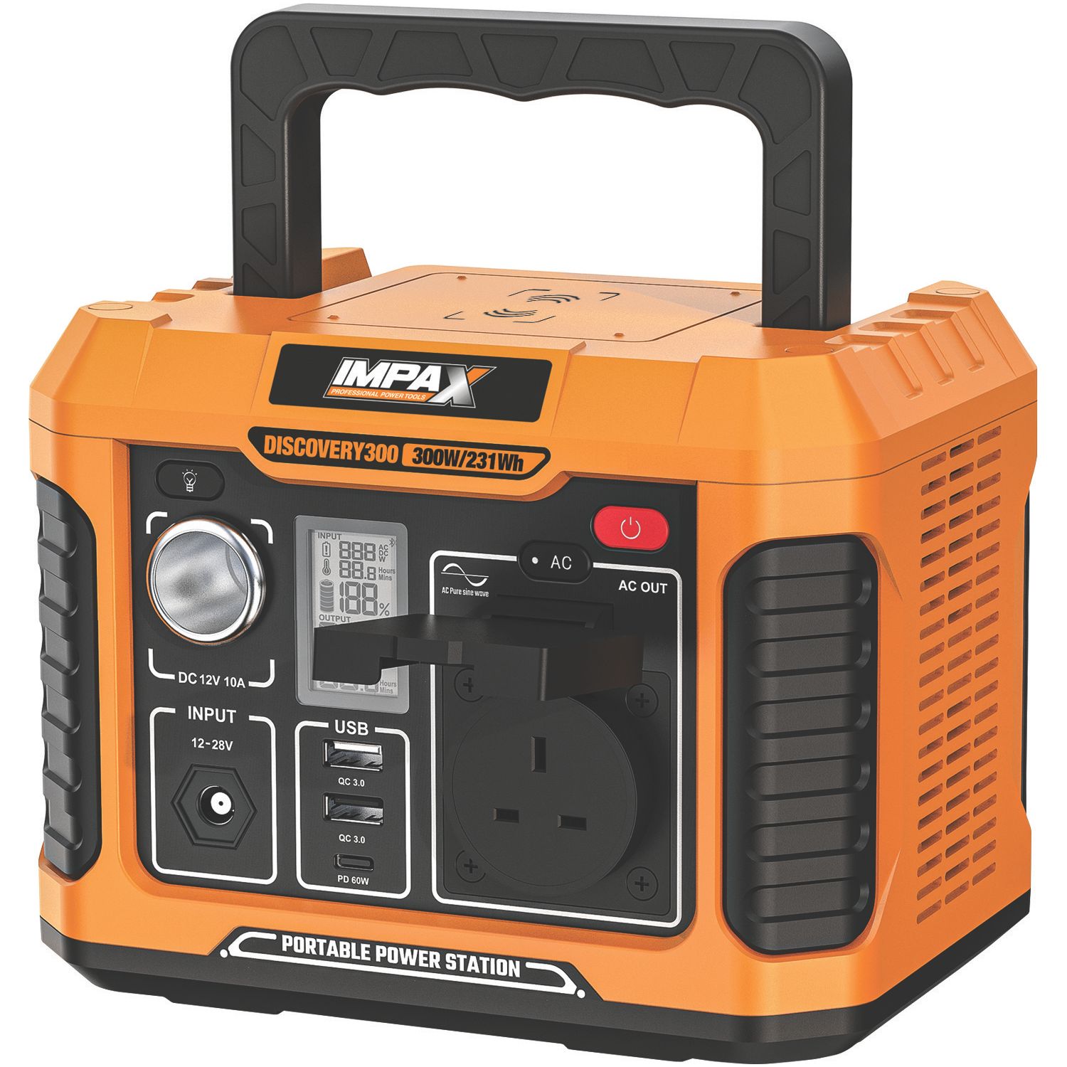 IMPAX DISCOVERY 300W Portable Power Station 231Wh (971VK)