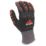 MCR Safety IP1052NF Impact & Cut Protection Gloves Black/Orange Medium