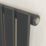 Azur Ilios 1800mm x 372mm 2471BTU Anthracite Vertical Designer Radiator