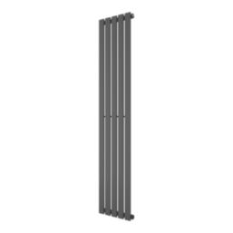Azur Ilios 1800mm x 372mm 2471BTU Anthracite Vertical Designer Radiator