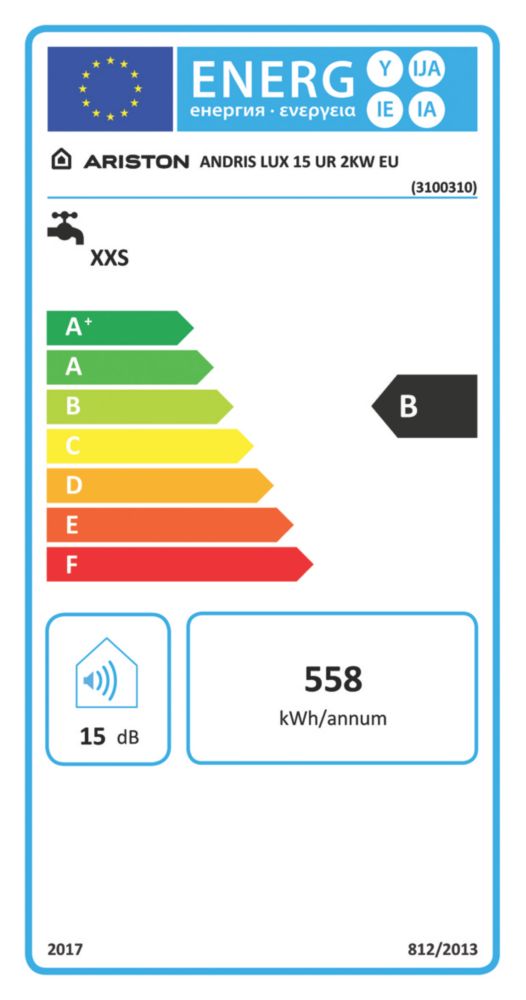 Ariston Undersink Water Heater 2kW 15Ltr - Screwfix