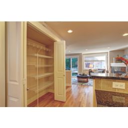 Henderson Husky 25 HF25/24 4-Door Folding Track System Silver 2458mm