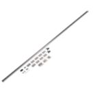 Henderson Husky 25 HF25/24 4-Door Folding Track System Silver 2458mm