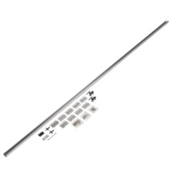 Henderson Husky 25 HF25/24 4-Door Folding Track System Silver 2458mm