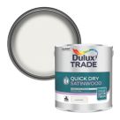 Dulux Trade 2.5Ltr Pure Brilliant White Satin Water-Based Trim Paint