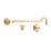 Carlisle Brass Cabin Hook Polished Brass 202mm