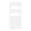 Flomasta 1200mm x 500mm 1815BTU White Curved  Towel Radiator
