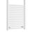Flomasta 1200mm x 500mm 1815BTU White Curved  Towel Radiator