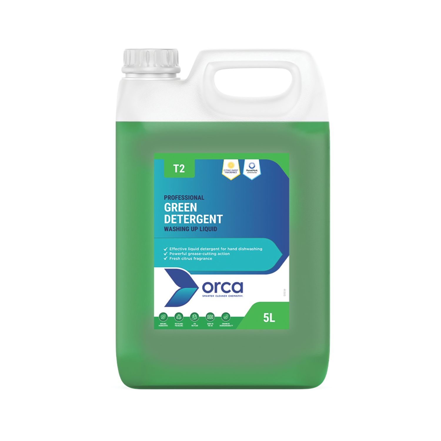 Orca T2 Washing Up Liquid 5Ltr (972CH)