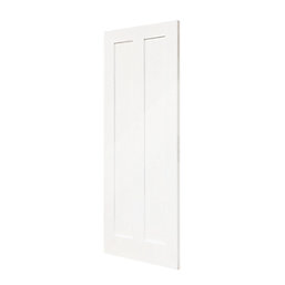 Primed White Wooden 2-Panel Shaker Internal Door 1981mm x 686mm