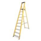 Lyte Fibreglass 2.74m 10 Step Platform Step Ladder