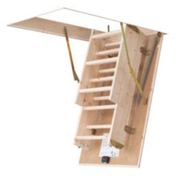 Insulated timber 2.96m Loft Ladder Kit