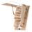 Essentials Insulated timber 2.96m Loft Ladder Kit