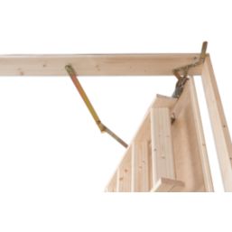 Essentials Insulated timber 2.96m Loft Ladder Kit