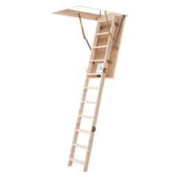 Essentials Insulated timber 2.96m Loft Ladder Kit