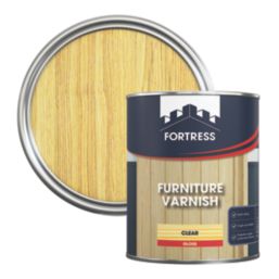 Fortress 750ml Clear Gloss Water-Based Interior Furniture Varnish