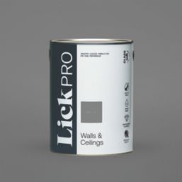LickPro  5Ltr Grey 15 Matt Emulsion  Paint