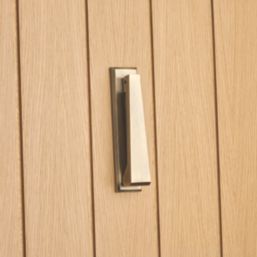 Hardware Solutions Door Knocker Contemporary Antique Brass 40mm x 165mm