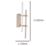 Eglo Trepiliano LED Wall Light Sandy 14W 1450lm