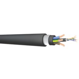 Prysmian PRY-EV Black  3-Core 6mm² & Cat 5e 4-Pair Armoured EV Charging Cable 25m Coil