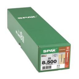 Spax WIROX TX Flange Self Drilling Timber Screws 8mm x 500mm 25 Pack