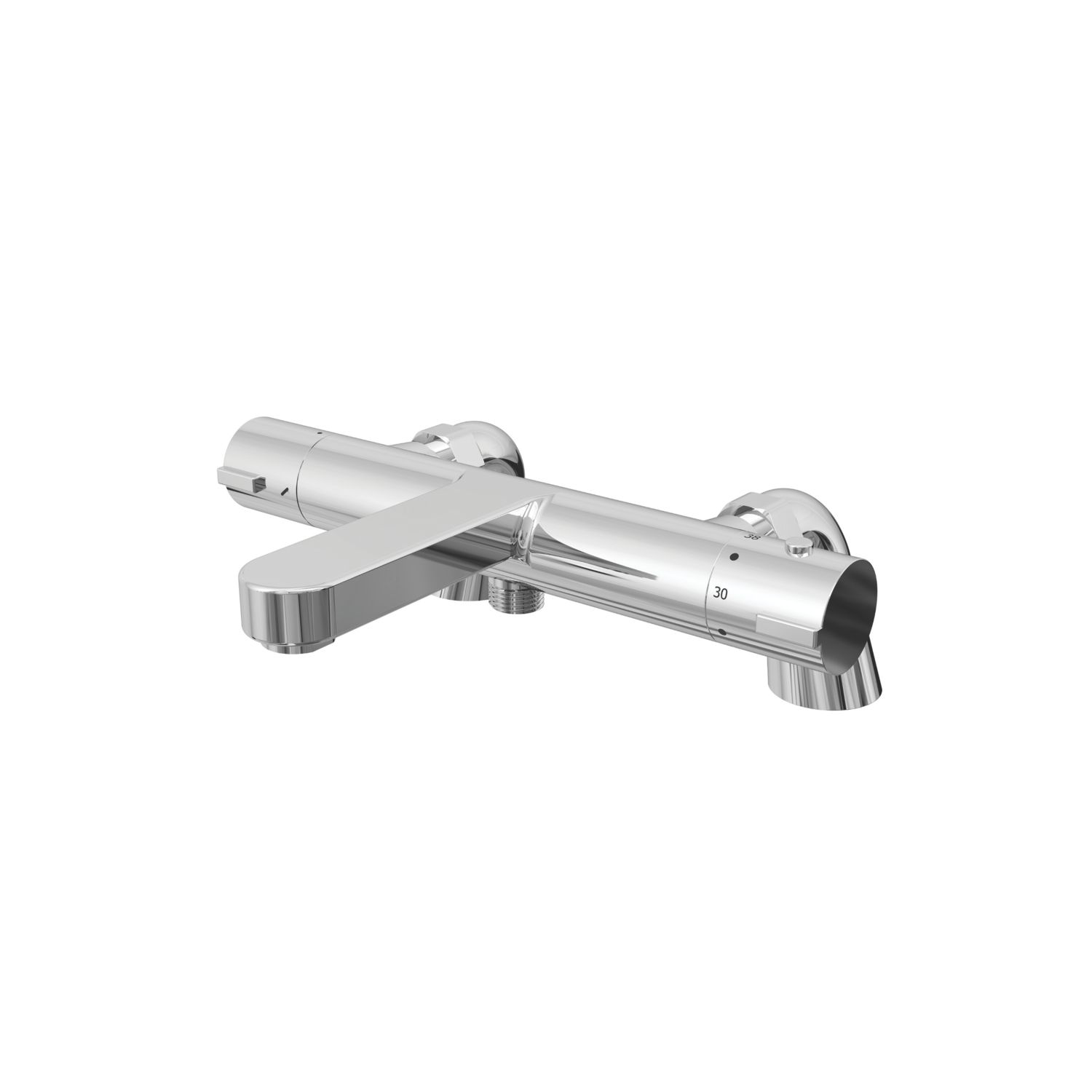 ETAL Orhan Deck Mounted Thermostatic Bath Shower Mixer Tap Chrome (972VN)