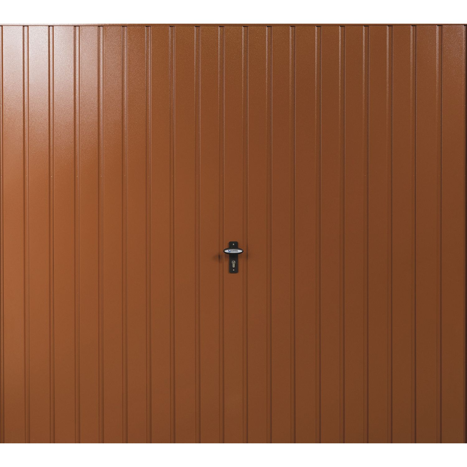 Gliderol Vertical 7' 6" x 7' Non-Insulated Framed Steel Up & Over Garage Door Clay Brown (972VP)