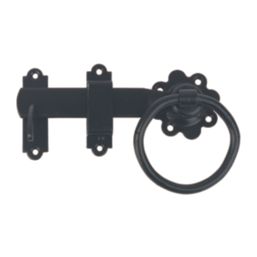 GateMate Ring Gate Latch Black 150mm