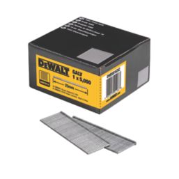 DeWalt Galvanised Straight Finish Nails 16ga x 25mm 5000 Pack