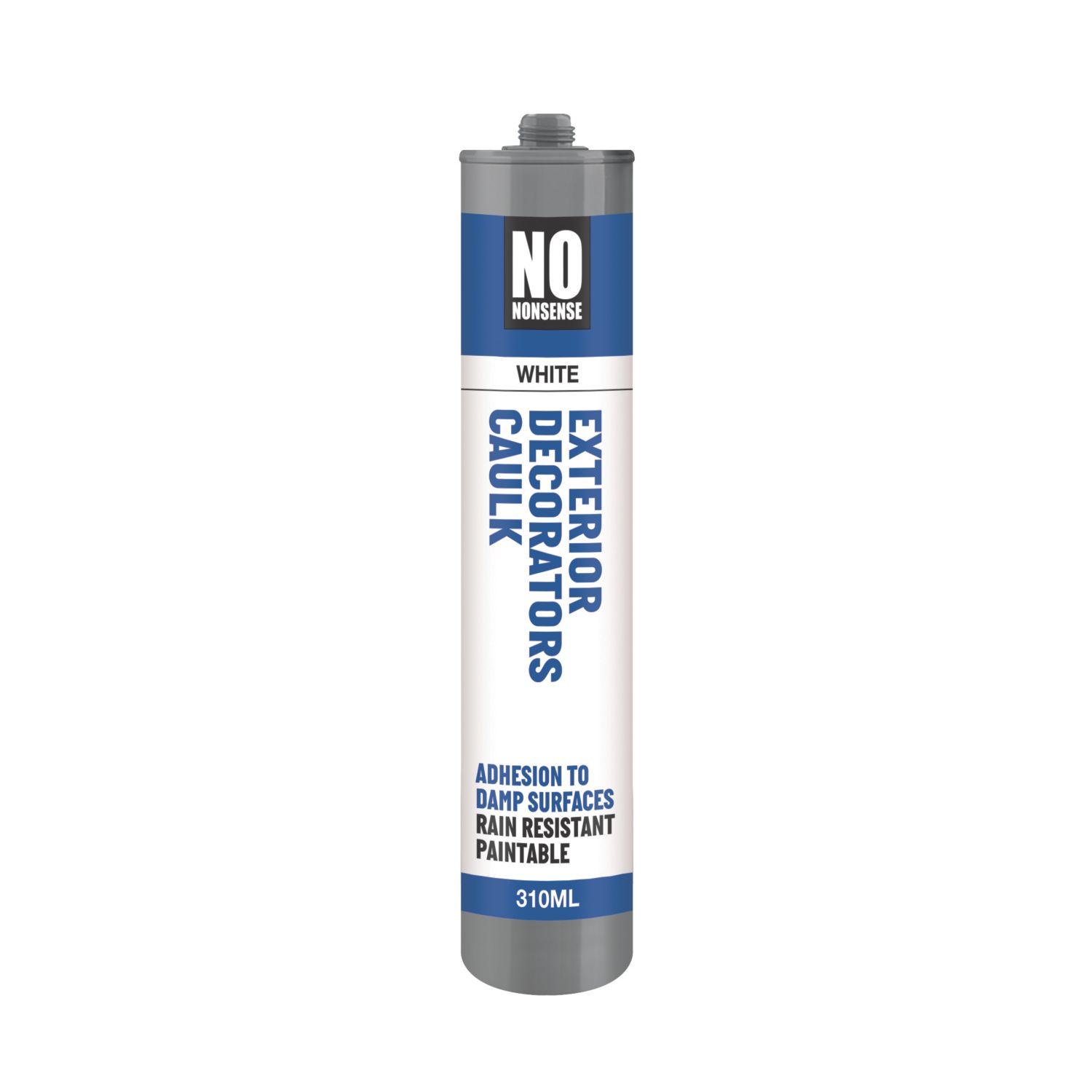 No Nonsense Exterior Decorators Caulk White 310ml (9735H)
