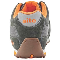 Site Strata   Safety Trainers Grey Size 8