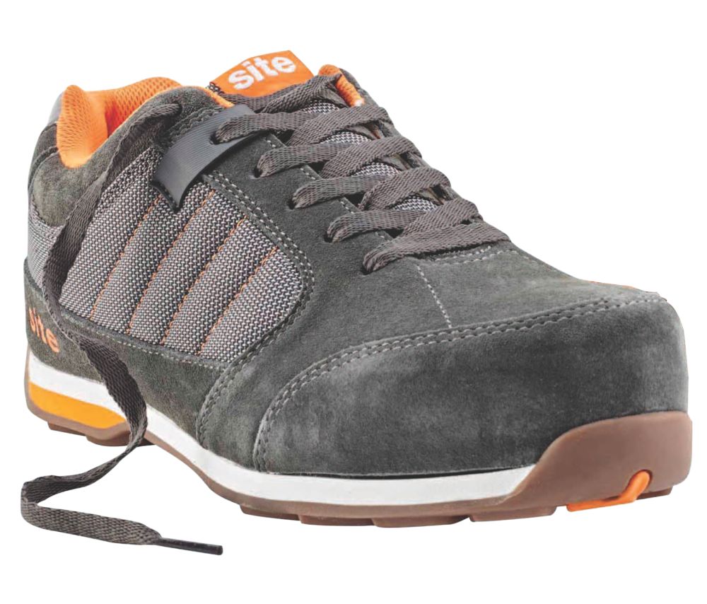 Site Strata    Safety Trainers Grey Size 8