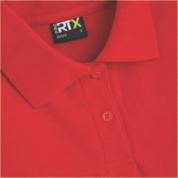 Pro RTX  Womens Polo Shirt Red Size 16