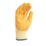 Keep Safe  Latex Builder Gloves Orange / Yellow Large