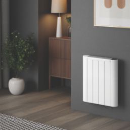 1000W Electric Dry WiFi Radiator 580mm x 480mm White 3412BTU