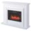 Focal Point Amersham Electric Suite White 1140mm x 330mm x 886mm