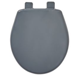 Bemis York Soft-Close Toilet Seat Thermoplastic Grey