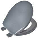 Bemis York Soft-Close Toilet Seat Thermoplastic Grey