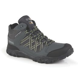 Regatta Edgepoint Mid-Walking  Size 12  Briar/Lime Punch Waterproof  Non Safety Work Boots