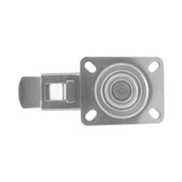 Essentials Braked Swivel Castor 100mm White